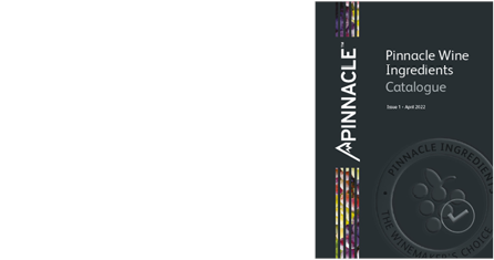 Download a copy of  the Pinnacle Wine  Ingredients Catalogue